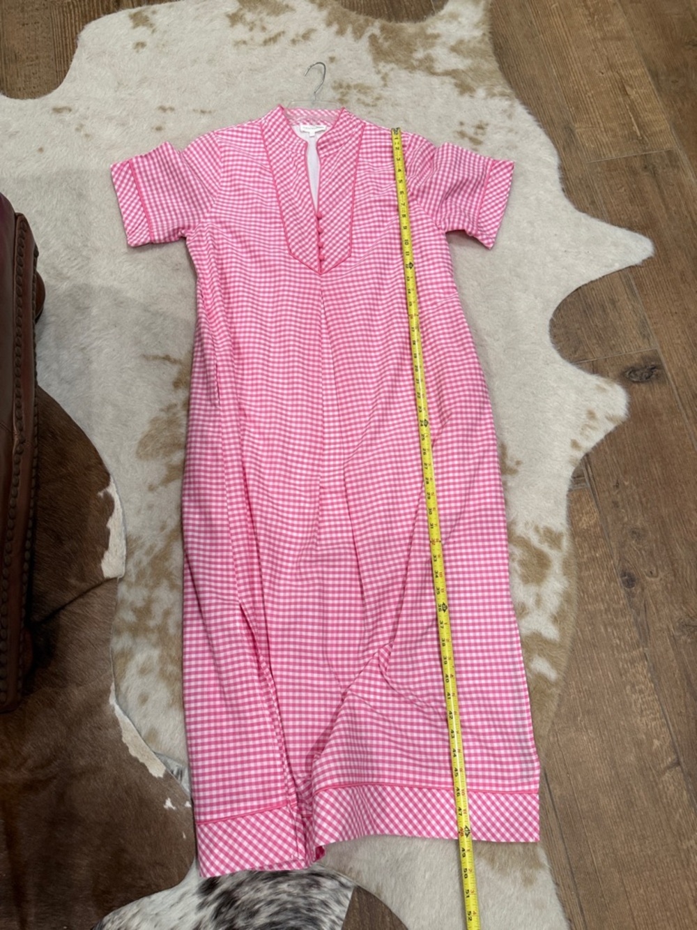 entro Pink Gingham Dress - Picture 9 of 11